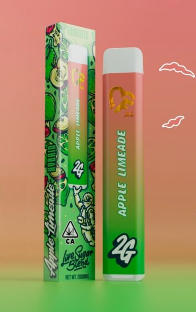 Apple Limeade Liquid Diamonds Disposable Vape by Favorites – Crisp Apple and Tangy Limeade THC Vape Flavor