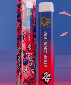 Berry Swirl POP Liquid Diamonds Disposable Vape by Favorites – Mixed Berries and Creamy THC Vape Flavor