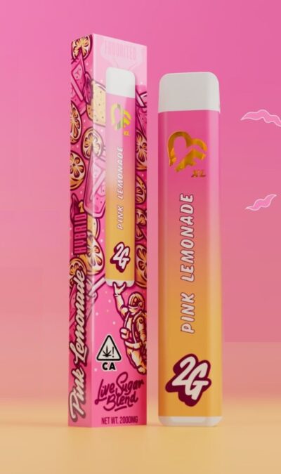 Pink Lemonade Liquid Diamonds Disposable Vape by Favorites – Tart Lemon and Sweet Berry THC Vape Flavor