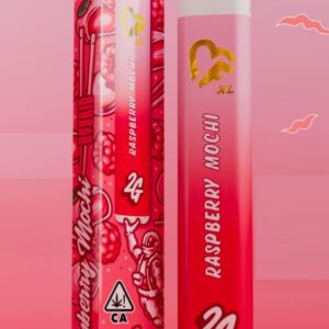 Raspberry Mochido Liquid Diamonds Disposable Vape by Favorites – Sweet Raspberry and Mint Mojito THC Vape Flavor
